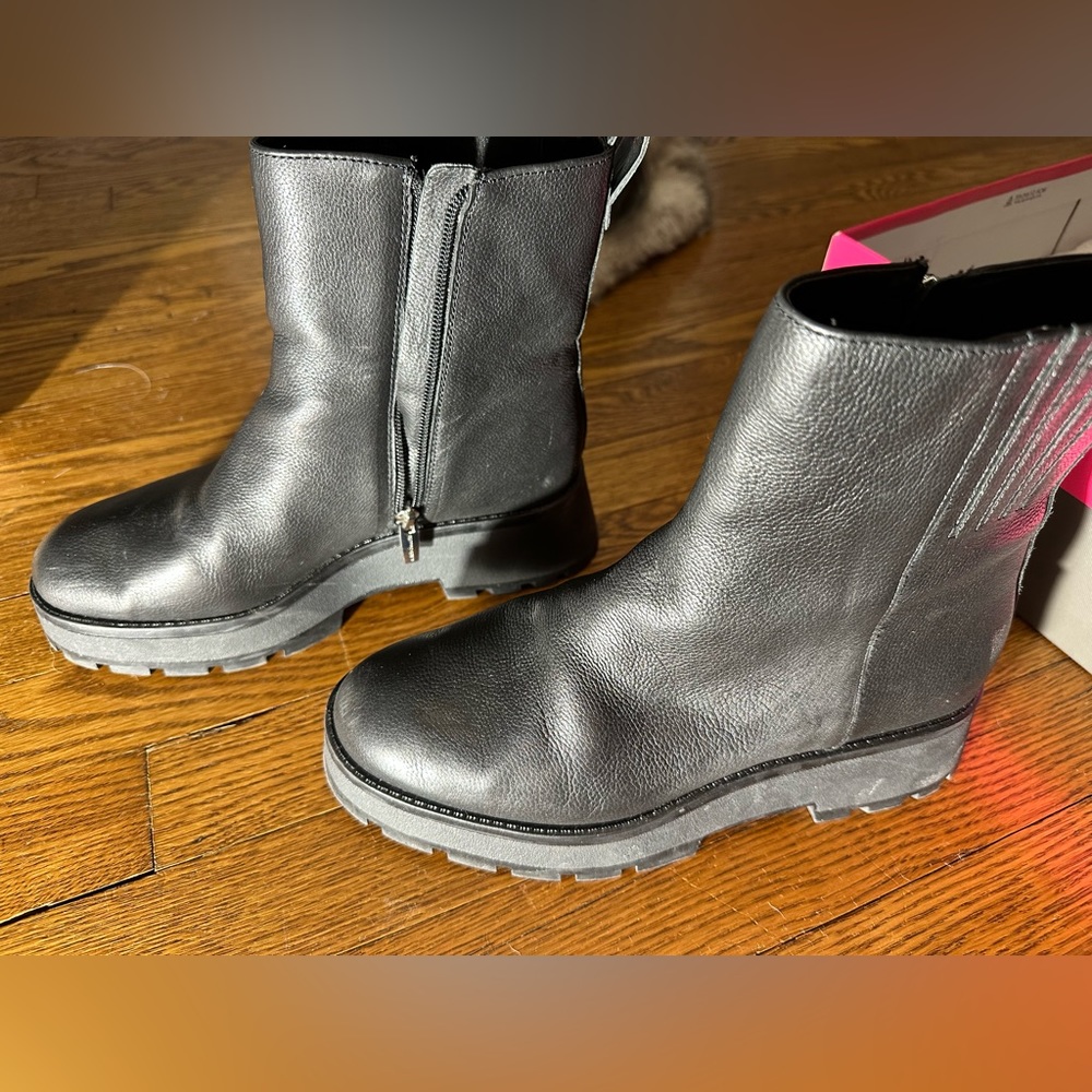 VINCE CAMUTO | NEFRAMES BOOTIE | 7.5 | BLACK | NEW- - Picture 4 of 14